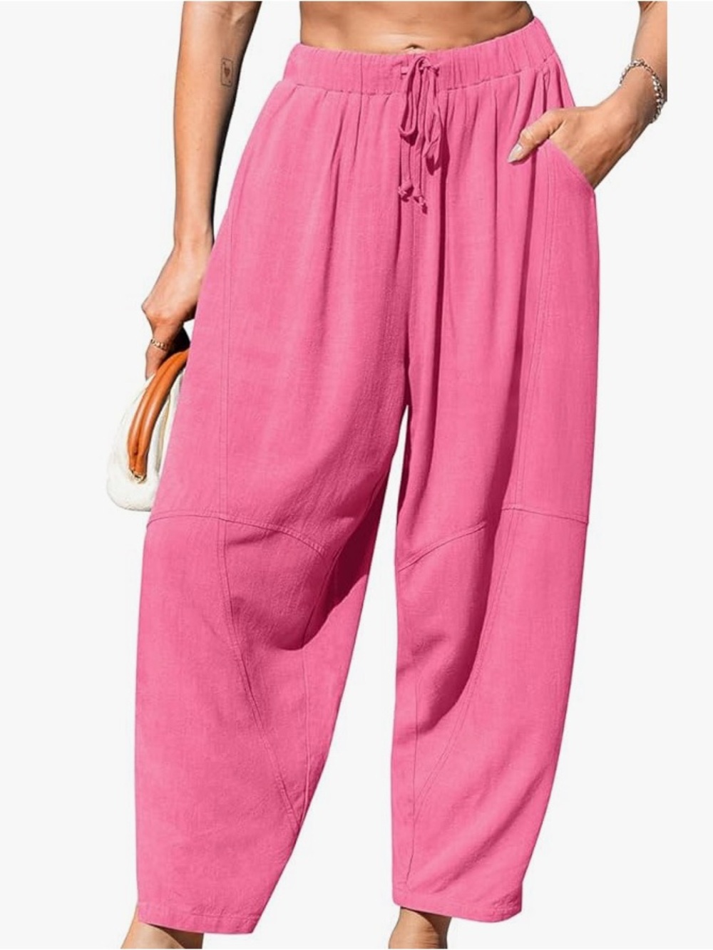 Tarse Linen Wide Leg Pants